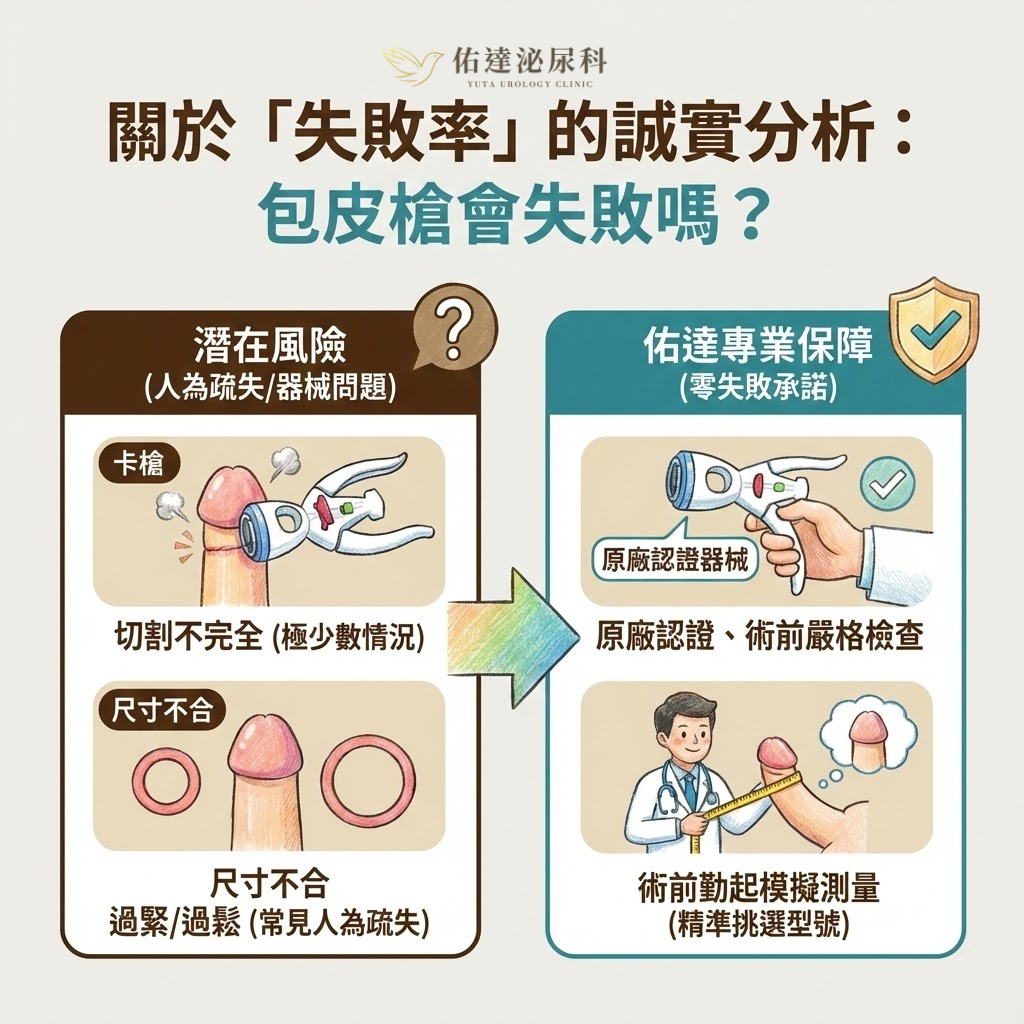 包皮槍失敗率分析