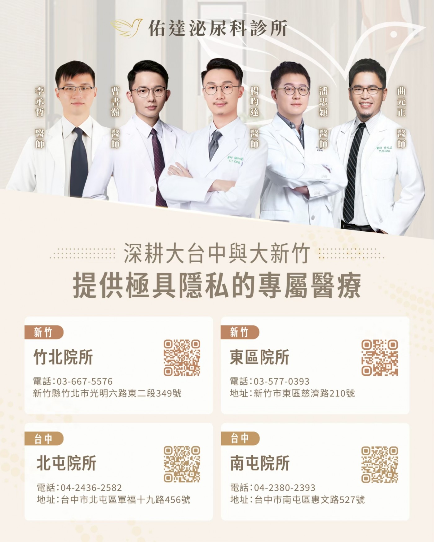 佑達泌尿科團隊
